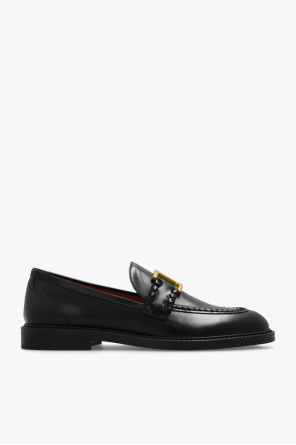 Czarny Skórzane buty typu 'penny loafers' Saint Laurent